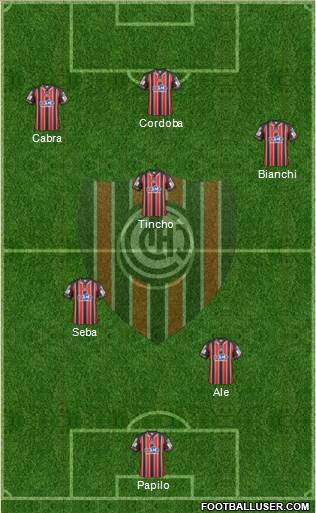 Chacarita Juniors Formation 2014