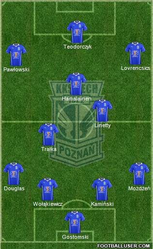 Lech Poznan Formation 2014