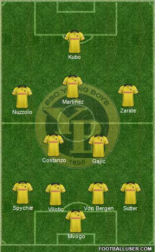 BSC Young Boys Formation 2014