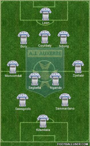 A.J. Auxerre Formation 2014