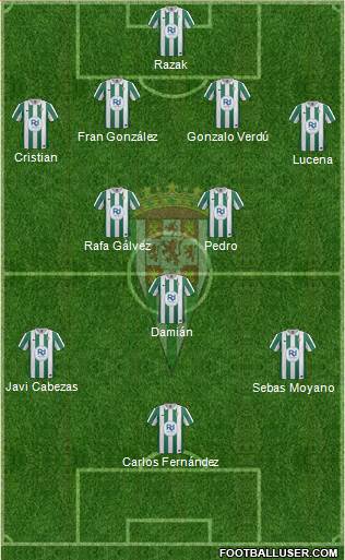 Córdoba C.F., S.A.D. Formation 2014