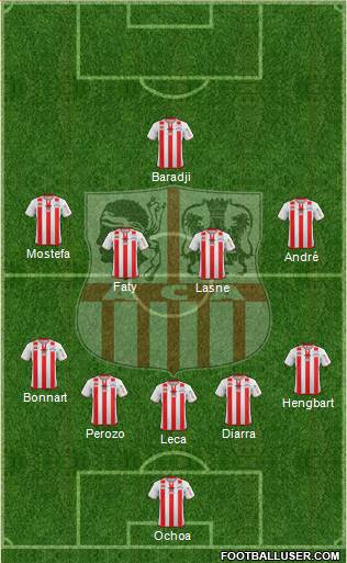 Athletic Club Ajaccien Football Formation 2014