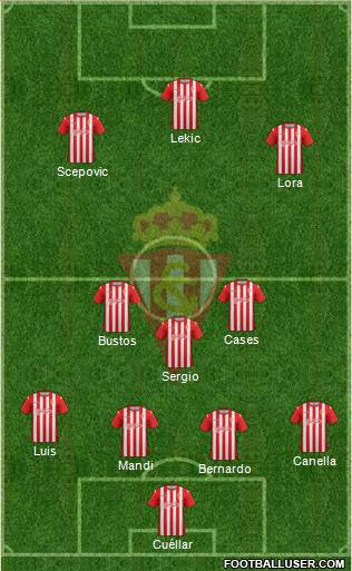 Real Sporting S.A.D. Formation 2014