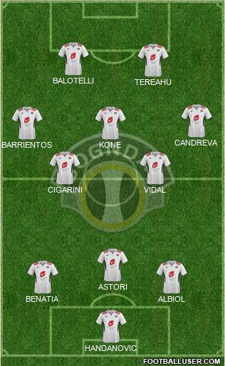 Sogndal Fotball Formation 2014