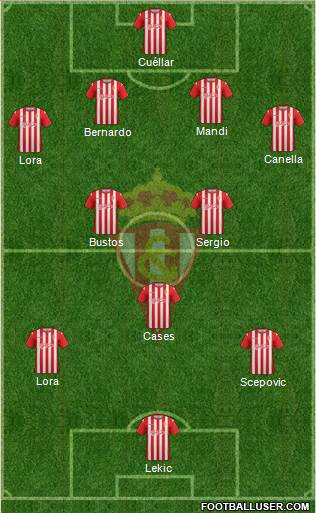 Real Sporting S.A.D. Formation 2014