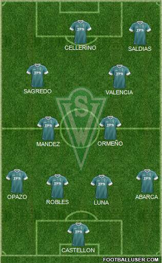 CD Santiago Wanderers S.A.D.P. Formation 2014