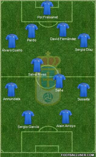 Real Oviedo S.A.D. Formation 2014