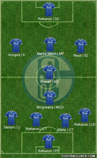 FC Schalke 04 Formation 2014