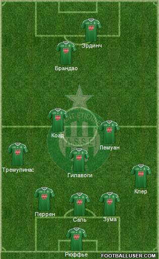 A.S. Saint-Etienne Formation 2014