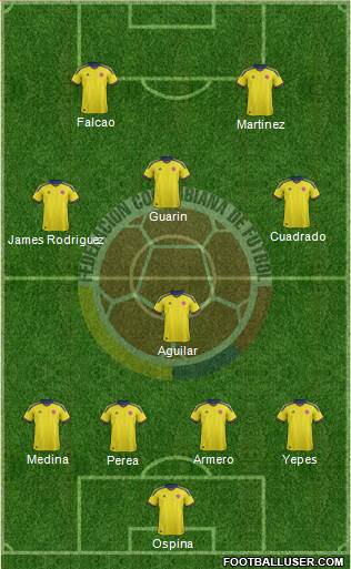 Colombia Formation 2014