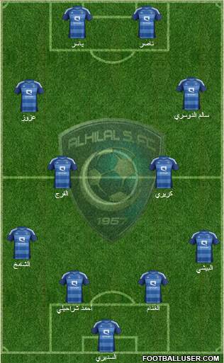 Al-Hilal (KSA) Formation 2014