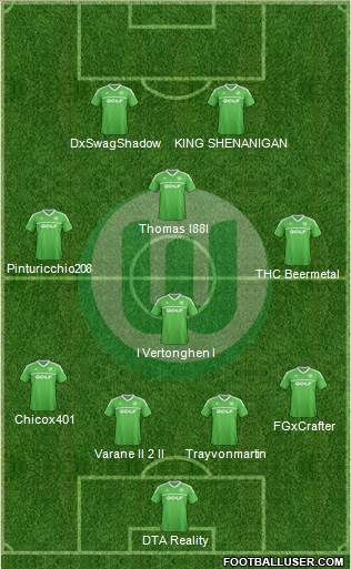 VfL Wolfsburg Formation 2014