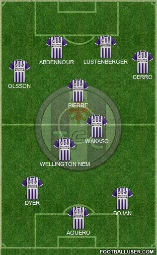 Toulouse Football Club Formation 2014