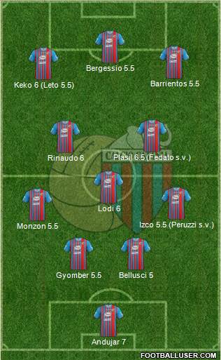 Catania Formation 2014