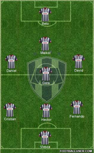 Club de Fútbol Monterrey Formation 2014