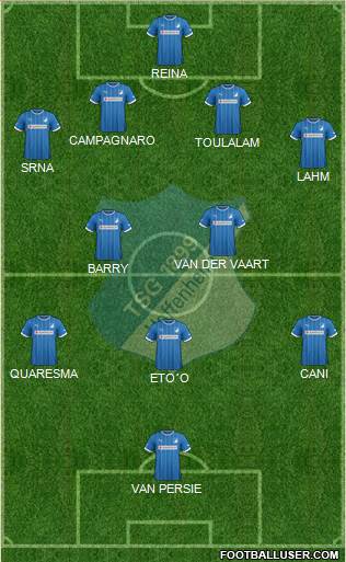 TSG 1899 Hoffenheim Formation 2014