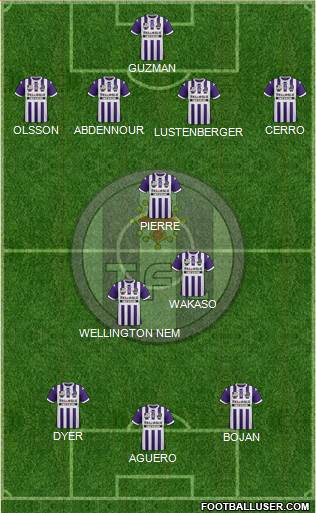 Toulouse Football Club Formation 2014