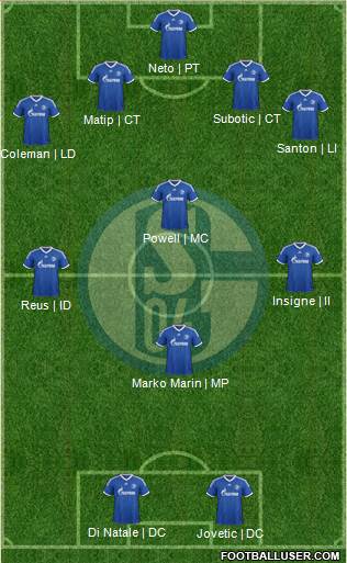 FC Schalke 04 Formation 2014