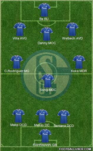 FC Schalke 04 Formation 2014