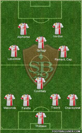 Stade Brestois 29 Formation 2014