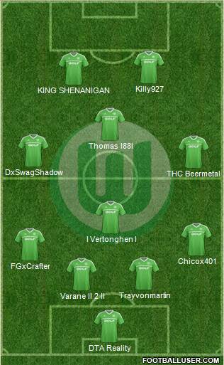 VfL Wolfsburg Formation 2014