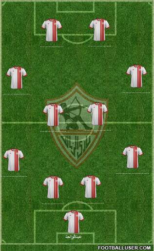 Zamalek Sporting Club Formation 2014