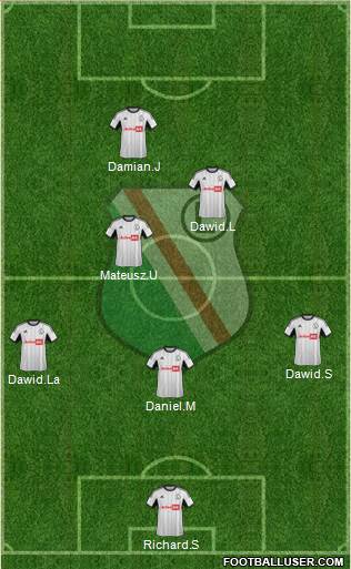 Legia Warszawa Formation 2014