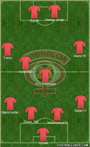 CD Cobreloa S.A.D.P. Formation 2014