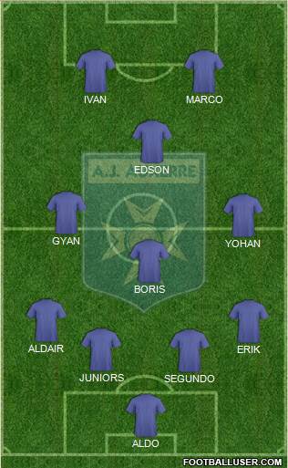 A.J. Auxerre Formation 2014