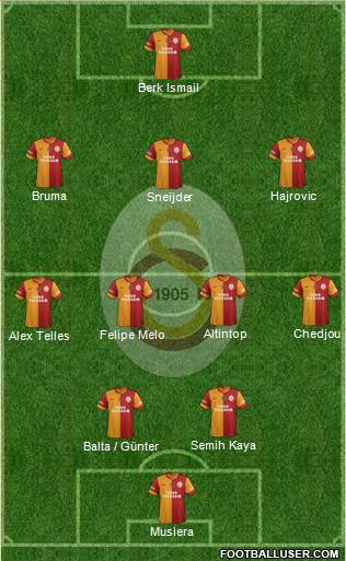 Galatasaray SK Formation 2014