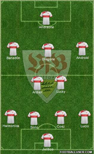 VfB Stuttgart Formation 2014