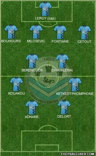 Tours Football Club Formation 2014