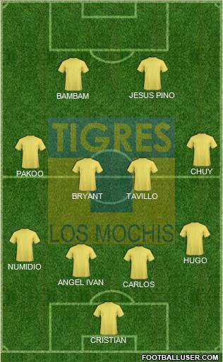 Club Tigres B Formation 2014