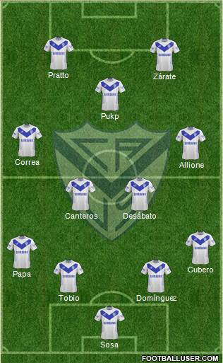 Vélez Sarsfield Formation 2014