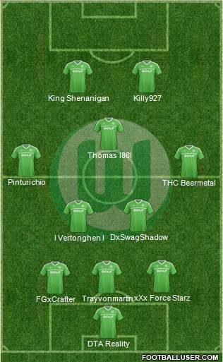 VfL Wolfsburg Formation 2014