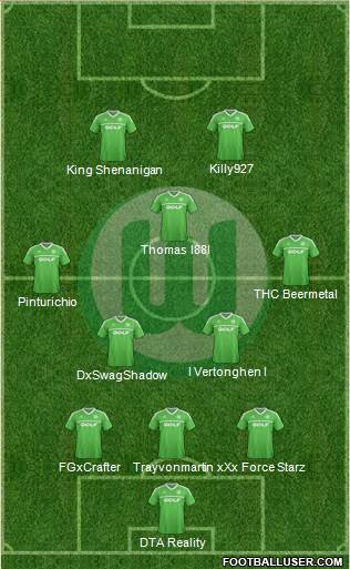 VfL Wolfsburg Formation 2014