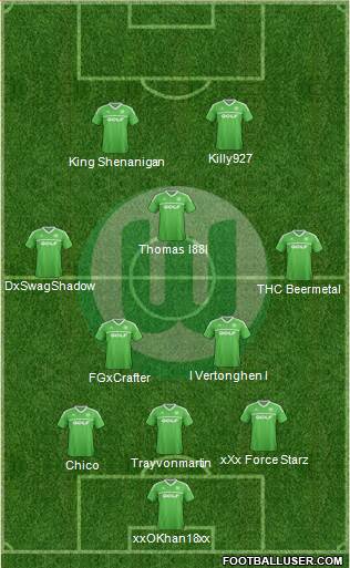 VfL Wolfsburg Formation 2014