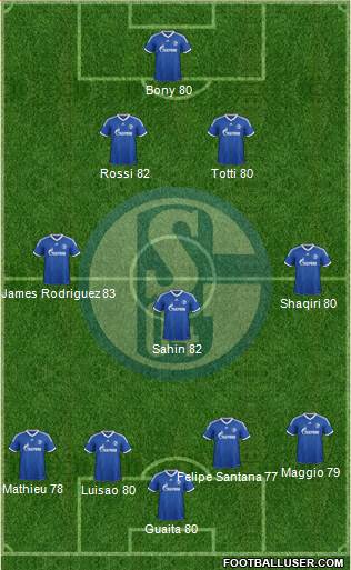 FC Schalke 04 Formation 2014