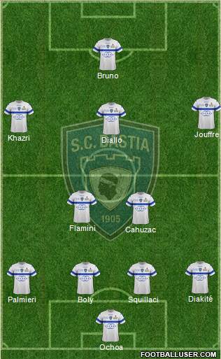 Sporting Club Bastia Formation 2014