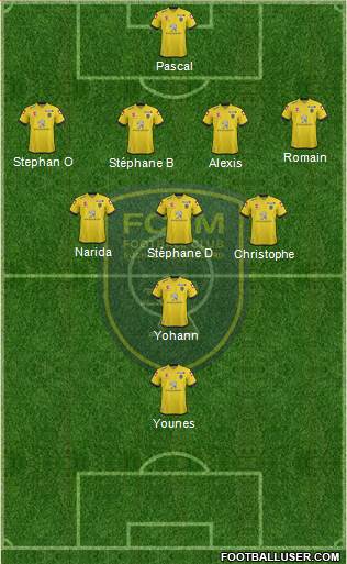 FC Sochaux-Montbéliard Formation 2014