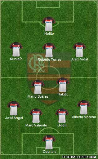 CR Flamengo Formation 2014