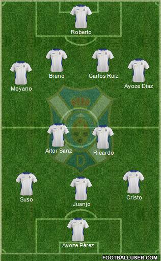 C.D. Tenerife S.A.D. Formation 2014