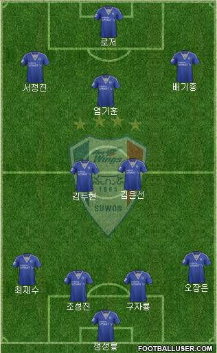 Suwon Samsung Blue Wings Formation 2014