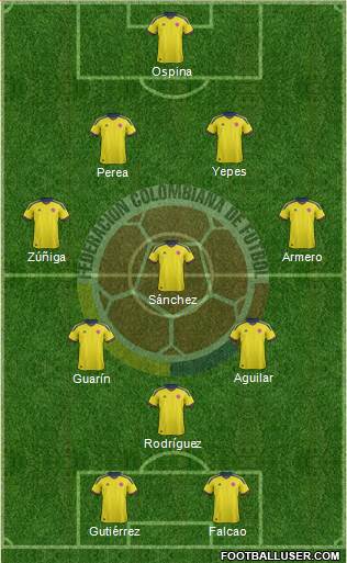 Colombia Formation 2014