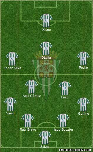 Córdoba C.F., S.A.D. Formation 2014