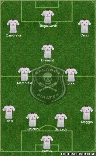 Orlando Pirates Formation 2014