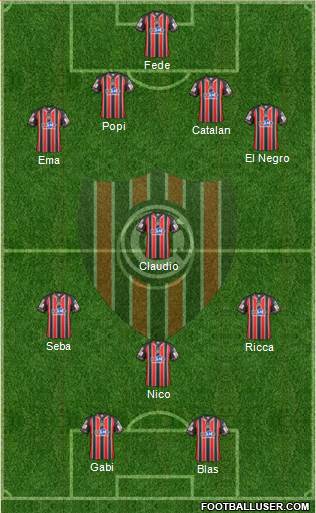 Chacarita Juniors Formation 2014