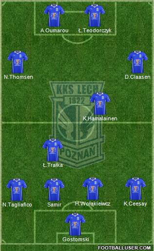 Lech Poznan Formation 2014