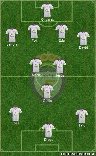 Real Jaén C.F. Formation 2014