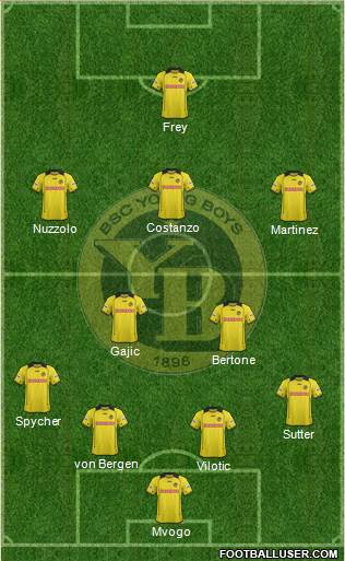 BSC Young Boys Formation 2014